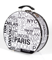 Redondo Madera Cosmetica Maletin