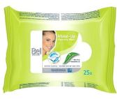 Aloe Cleansing wipes 25 units.