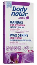 Wax Bands Depilatory amber English and Armpits 12 units
