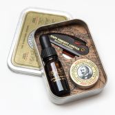 Booze &amp; Baccy 3 Piece Beard and Mustache Kit