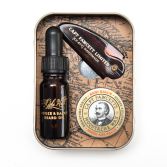 Booze &amp; Baccy 3 Piece Beard and Mustache Kit