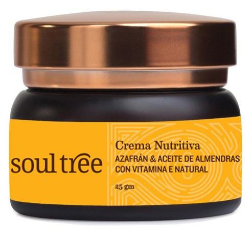 Soultree Crema facial Nutritiva con Azafr&aacute;n: piel normal y seca 25 gr