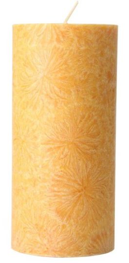 Yellow Pillar Candle