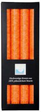Cylindrical candles for candleholder Orange