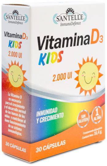 Vitamin D3 Kids 545 mg 30 vegetable capsules