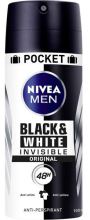 Black&White Invisible Deodorant Spray Men 100 ml Black&White Invisible Deodorant Spray Men 100 ml