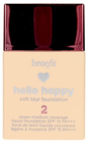 Hello Happy Soft blur Foundation Spf15 #2-light brown 30 ml