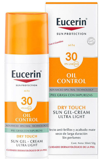 Cream Gel Oil Control dry Touch Spf 30 of 50 ml Cream Gel Oil Control dry Touch Spf 30 of 50 ml