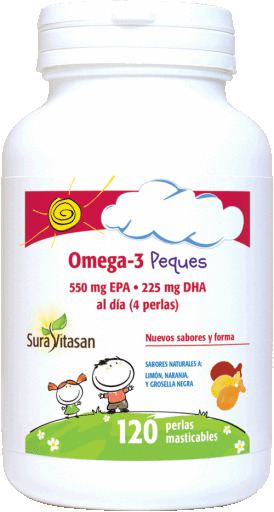 Omega 3 Peques 120 Pearls Lemon