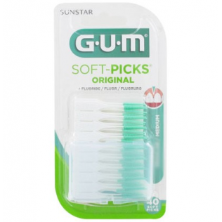 Soft Picks Comfort Flex Medium Cool Mint 40 Units Soft Picks Comfort Flex Medium Cool Mint 40 Units