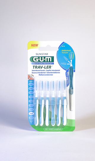 Sunstar Gum Interdental Brush 1.6 mm Trav-ler 6 units