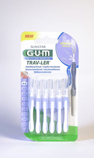 Interdental Brush 0.6mm Trav-ler 6 uds Interdental Brush 0.6mm Trav-ler 6 uds