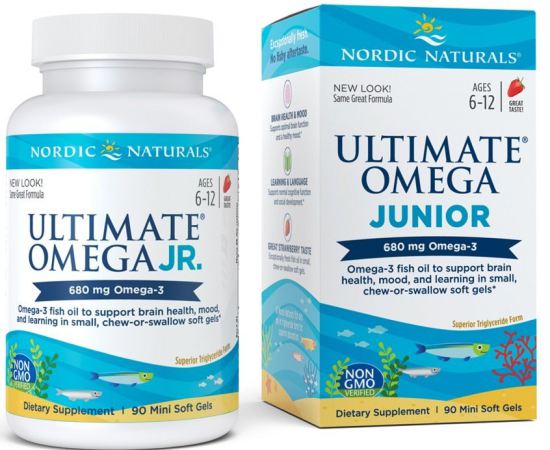 Ultimate Omega Junior 680 mg 90 Softgels Ultimate Omega Junior 680 mg 90 Softgels