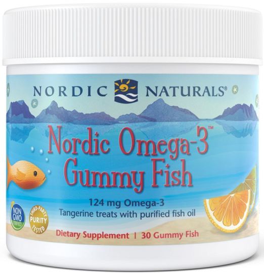 Nordic Omega-3 Gummy Fish 124 mg 30 Gummies