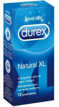 Condom Durex Natural XL 12 uds