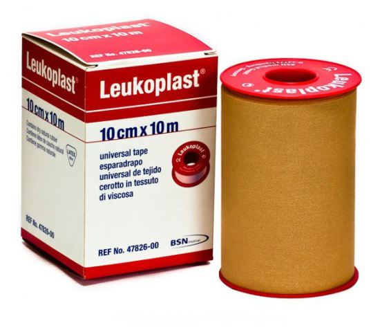 Esparadrapo Leukoplast fabric Meat 10cmx10m Esparadrapo Leukoplast fabric Meat 10cmx10m