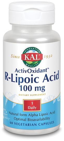 R-Lipoic A.Activaxidant Tm- Vegan 60 Capsules