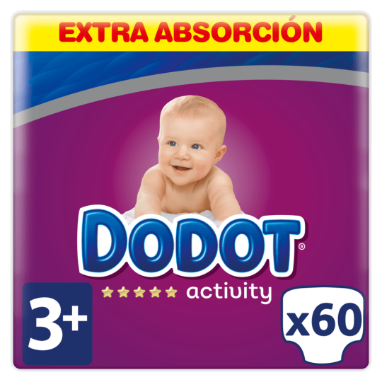 Activity Extra Diapers Size 3 with 60 Units Activity Extra Diapers Size 3 with 60 Units