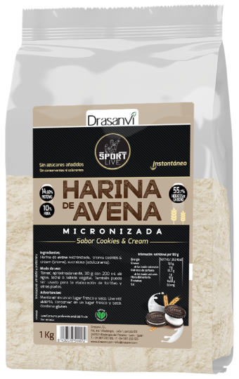Oatmeal Cookies & Cream Sport live 1 kg Oatmeal Cookies & Cream Sport live 1 kg