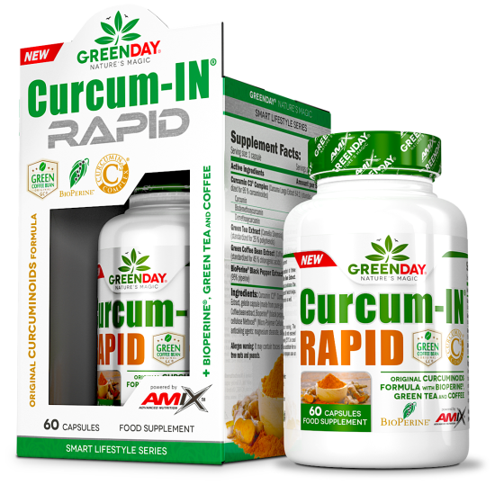Greenday Line Greenday® Curcum-In Rapid 60 Capsules Greenday Line Greenday® Curcum-In Rapid 60 Capsules