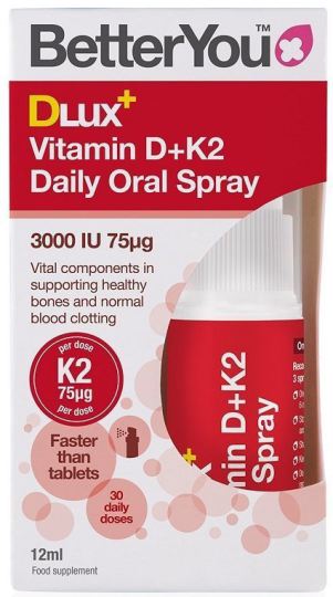 DLux + Vitamin D + K2 daily oral spray 12 ml DLux + Vitamin D + K2 daily oral spray 12 ml