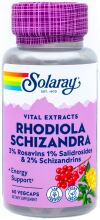 Schizandra & Rodhiola 500 mg 60 Cáspulas Vegetales Schizandra & Rodhiola 500 mg 60 Cáspulas Vegetales