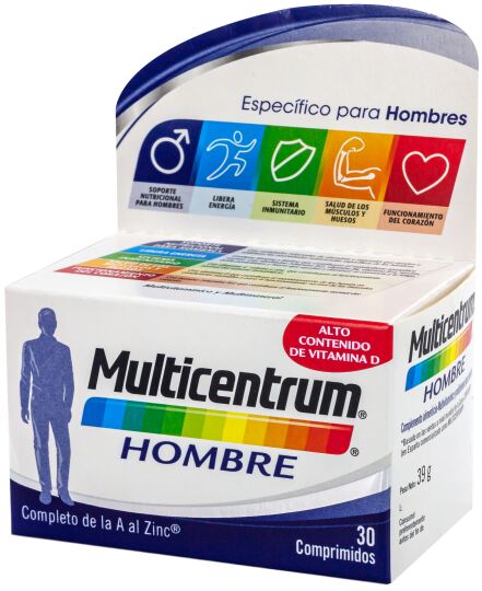 Multicentrum Hombre 30 comprimidos Multicentrum Hombre 30 comprimidos