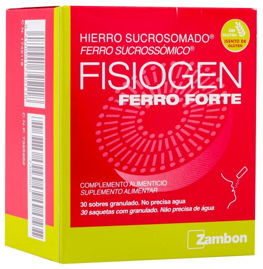 Fisiogen Ferro Forte 30 Sobres Fisiogen Ferro Forte 30 Sobres