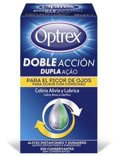 Optrex Double action drops for itchy dry eyes Multidose 10 ml